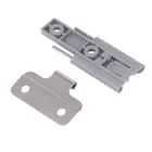 Cupboard Wardrobe Built-in Hinge Accordion Folding Wardrobe Door Tracked Hinge