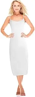 [LIFKOME] Dress Full Slip Long Slip Women Nightgown Women Nightwear Modal White