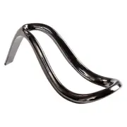 Black Portable Stainless Steel Tobacco Pipe Display Stand Rack Holder