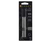 6 QTY Cross Selectip Gel Rollerball Pen Refills - Black 3 Dual Packs