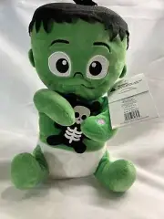 Gemmy Munching Baby Monster Frankenstein Animated Eating Skeleton Teddy Bear