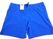 Members Mark Active Stretch Short 8" Inseam Blue 3XL NWT