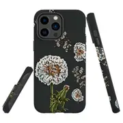 For iPhone 14 Pro Case Tough Protective Cover, Dandelion Flowers