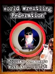 Ornament Ball WWF WWE Undertaker Holiday xmas tree decoration Wrestling Rare