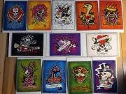 Ed Hardy | Full Set Love Kills Slowly Skull Vending Stickers Decals
