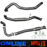 3" FULL EXHAUST SUITS GU 4.2L NISSAN TD COIL SPRING PATROL WITH HOTDOG SILVER (for: Nissan)