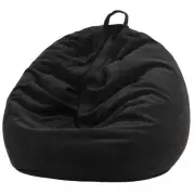 Corduroy Bean Bag Chair Cover with Stuffed Animal Storage Washable Bliss for ...