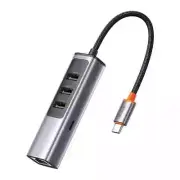 Mcdodo 5 in 1 USB Type-C 100W Adapter HUB Extender RJ45 LAN Ethernet For Laptop