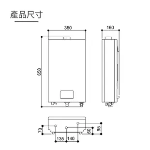 林內Rinnai RUA-1200WF 強制排氣型熱水器12L 中彰投含基本安裝