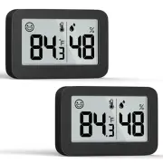 Mini Hygrometer Indoor Thermometer, Digital Humidity Gauge with Celsius Fahrenhe
