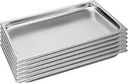 SOGA 6X Gastronorm GN Pan Full Size 1/1 GN Pan 4cm Deep Stainless Steel Tray