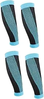 YARNOW Sports Sleeves Calf Compression Sleeve Football Leg Sleeves Shin Support Calves Leg Sleeve Basketball Calf Compression Socks Calf Sleeves Men Leg Running Knee Spandex