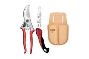 Genuine Felco Model 4 secateurs with folding saw + double holster official Felco