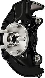Torchbeam Steering Knuckle & Wheel Bearing Hub Assembly, 1PC Front Left Driver Side Replacement for 2009-2013 Corolla, 2009-2013 Matrix Replaces 698-381
