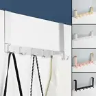 3-6 Hooks Towel Coat Clothes Over the Door Holder Wall Hanging Rack Hook Hanger