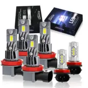 Para For Lexus CT 200h 2011-2017 Combo 6x faros LED y luces antiniebla Kit 6000K (for: Lexus)