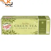 Canada Dry Green Tea Ginger Ale, 12 Fl. Oz., 12 Count