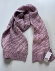 NWT BP. Nordstrom ANIMAL PRINT ZEBRA SCARF Maybe Pink Soft Plush Women’s