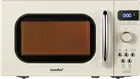 Retro Small Microwave Oven with Compact Size, 9 Preset Menus, Position-Memory Tu