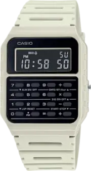 Casio CA53WF-8B, 8-Digit Calculator Watch, Resin Strap, Alarm, Chronograph, NEW