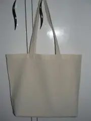 Calico bags with Long handle( 44 cm x 40 cm ) Reusable-Grocery-Tote Bag
