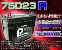 在飛比找Yahoo!奇摩拍賣優惠-【新市 電池達人】杰士 GS 統力 電池 75D23R 電瓶