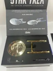 Eaglemoss Star Trek 18k Gold Plated Enterprise NCC-1701 XL - RARE!