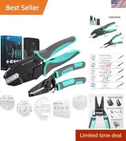 Multi-Function Crimping Tool for Electrical Connectors - Lightweight & Durable