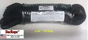 75' 1/4" 100% Dacron Polyester Antenna Support Rope, Dipole & Wire Antennas
