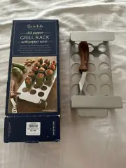 Chili Pepper Grill Rack Pepper Corer • Brand New Stainless Steel • Sur La Table