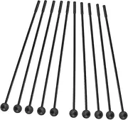 SUPVOX 10pcs Boys and Girls Drum Sticks Plastic Xylophone Sticks Ergonomic Handle Drum Mallet for Musical Instruments