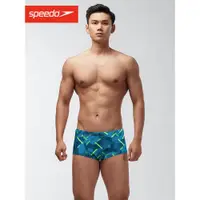 在飛比找ETMall東森購物網優惠-Speedo新款男子三角泳褲青少年專業訓練17CM小平角時尚