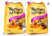 Werther's Original Soft Caramel Candy Pack of 2 Bulk Bags - 2 Bags