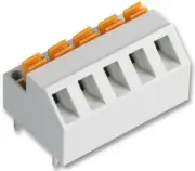 TERMINAL BLOCK SCREWLESS 5 WAY, TERMINAL BLOCK, 5 CONTACTS, PITCH FOR CAMDENBOSS