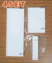 4SET WHITE Replacement Door Slot Cover Lid Set for Nintendo Wii Console System