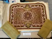 Vintage New Thailand MID CENTURY Modern MCM Set Of 8 PLACEMAT & NAPKINS.