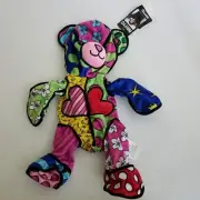 NWT Build A Bear Workshop Romero Britto Bear Unstuffed Plush 2015 Stuffed Animal