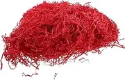 PLAFOPE 200g Red Crinkle Cut Paper Shreds for Present Boxes Tissue Paper Shredded Packaging Filler