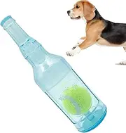 Water Bottle Dog Toy | Beer Squeaky Dog Toy | Creative Puppies Chew Toy | Interactive Squeaky Toy Puppy Bottle Cruncher | Training Chewing Dogs Toy | Puppy Teething Chewing Interactive Toy