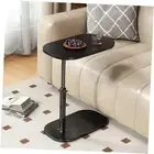 Adjustable Height C Shaped End Table,360°Swivel Side Table for Couch, Couch