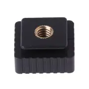 Hot Shoe Mount Adapter To 1/4" Screw for Head Thread For Studio Light Stand