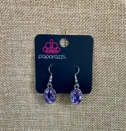 Oceans Away Purple Earrings Paparazzi