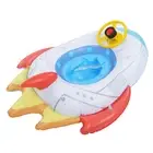 AU Inflatable Spaceship Pool Float With Steering Wheel Multifunctional Swimming