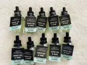 10x Bath Body Works Wallflowers White Tea And Sage Diffuser Refill Bulbs