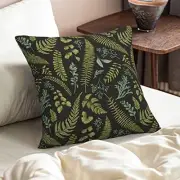 Spring Pillow Cover,Forest Decor,Dark Academia Room Decor,Green Pillow