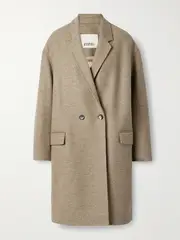 [Isabel Marant] Isabel Marant - Efegozi Double-breasted Wool Coat - Army green - FR 34 FR 34 Green