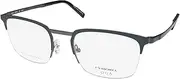 [Oga] 10157o Half-Rimless Mens Geek Style Made In France Eyeglass Frame/Eyewear