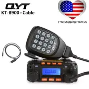 QYT KT-8900 Dual Band UV Transceive 25W Color Screen Mini Mobile Radio With USB
