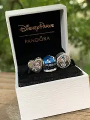 Disney Parks Holiday 2020 Pandora Charm Set