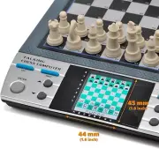 Electronic Travel Magnetic Talking Chess Board Games 8 in 1 Portable Game Board